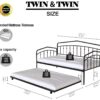 Fox - Twin Daybed With Twin Trundle - White - Image 16