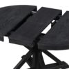 Functional Furniture Retro Style Dining Table Set With Extendable Table And 4 Upholstered Chairs For Dining Room And Living Room - Espresso - Image 10