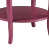 Aberta - Accent Table With 1 Layer Of Storage - Purple - Image 3