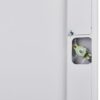 Metal Storage Cabinets, Cleaning Tool Cabinet With Locking Door, Tall Broom Tool Organizer, Large Storage Cabinet For Kitchen - Gray / White - Image 4