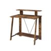 Nypho - Writing Desk - Weathered Oak / Black - Image 4