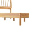 Mid-Century Modern Solid Wood King Spindle Bed - Natural Pine - Image 2