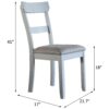 House Marchese - Two Tone Side Chair (Set of 2) - Gray / Pearl Gray - Image 8