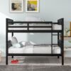 Full Over Full Bunk Bed With Ladder For Bedroom, Guest Room Furniture - Espresso - Image 10