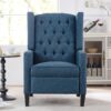 Manual Wing Chair Recliner - Blue - Image 2