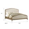 Ludin - King Upholstered Bed - Brown - Image 6