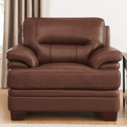 Luxor - Leather Chair - Pecan