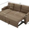 Broaching Storage Sofa - Brown - Image 7