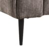 Valentina - Chenille Sofa Loveseat Chair Living Room (Set of 3) - Gray - Image 3