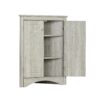 Triangle Bathroom Storage Cabinet With Adjustable Shelves, Freestanding Floor Cabinet For Home Kitchen - Oak - Image 14