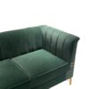 Fx-P82-Gr (Sofa) Velvet Sofa, Mid-Century Sofa Furniture Chesterfield Couch For Living Room - Green - Image 8