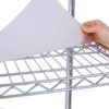 18" 6 Tier 6000Lbs Capacity Nsf Metal Shelf Wire Shelving Unit, Heavy Duty Adjustable Storage Rack With Wheels & Shelf Liners For Commercial Grade Utility Steel Storage Rack - Chrome - Image 5