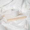 4 Piece California King Microplush And Bamboo Hypoallergenic Sheet Set - White - Image 4
