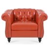 1 Seater Sofa For Living Room - Orange - Image 4