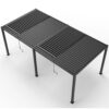 10 x 19 Ft Louver Pergola Frame & Louvers - Black - Image 2