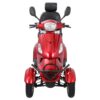 Electric Mobility Scooter With Big Size, High Power - Red - Image 3