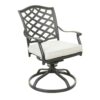 Dining Swivel Chair (Set of 2) - Cast Silver - Image 3