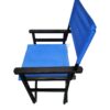Folding Chair Wooden Director Chair Canvas Folding Chair Folding Chair (Set of 2) - Blue - Image 6