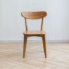 Simple Dining Chair, Solid Chair Table For Living Room Chair (Set of 4) - Natural - Image 7