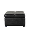 Twin Size Folding Ottoman Sleeper Bed With Mattress Convertible Guest Bed - Black - Image 9