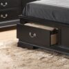 Louis Phillipe - King Storage Bed - Black - Image 3