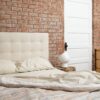 4 Piece Full Bamboo Hypoallergenic Sheet Set - Cream - Image 3