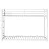 Adam - Twin Over Twin Metal Bunk Bed - White - Image 2