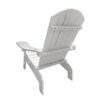 Outdoor Or Indoor Wood Adirondack Chair With An Hole To Hold Umbrella, On The Arm - White - Image 7