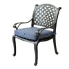 Rectangular 10 Person 126.38" Long Dining Set With Navy Blue Cushions - Antique Navy Blue - Image 8