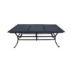 Rectangular 10 Person 126.38" Long Dining Set With Navy Blue Cushions - Antique Navy Blue - Image 5