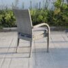 Balcones - Outdoor Wicker Dining Chairs With Cushions (Set of 8) - Gray / Dark Gray - Image 8