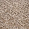 Guros - 2' X 8' Traditional Indoor / Outdoor Area Rug - Natural - Image 3