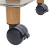 2 Piece Side Table, 2 Tier Space End Table, Modern Night Stand, Sofa Table, Side Table With Storage Shelve - White / Oak - Image 22