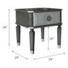 House Beatrice - End Table - Charcoal / Light Gray - Image 5