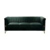 Fx-P82-Gr (Sofa) Velvet Sofa, Mid-Century Sofa Furniture Chesterfield Couch For Living Room - Green - Image 7