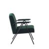 Cloth Leisure - Metal Frame Recliner, For Living Room And Bedroom - Green - Image 11