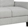 3 Seat Sofa Living Room Sofa - Light Gray - Image 4
