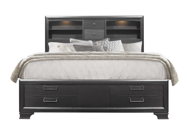 Civic - Queen Bed - Gray