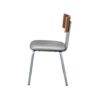 Jurgen - Faux PU Side Chair (Set of 2) - Concrete Silver - Image 3