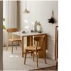 Simple Dining Chair, Solid Chair Table For Living Room Chair (Set of 4) - Natural - Image 18