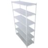 20" 6 Tier 6000Lbs Capacity Nsf Metal Shelf Wire Shelving Unit, Heavy Duty Adjustable Storage Rack With Wheels & Shelf Liners For Commercial Grade Utility Steel Storage Rack - White - Image 4