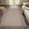 Guros - 5' X 7' Geometric Indoor / Outdoor Area Rug - Mocha - Image 7