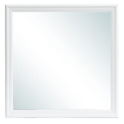 Elegant Transitional Mirror - Silver Champagne