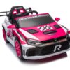 12V4A 20W*2 One Button Start, Forward And Backward, High And Low Speed, Music, Front Light, Power Display, Two Doors Can Open, 2.4G R / C, Seat Belt Four Wheel Absorber Kids Ride On Car - Pink - Image 3
