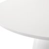 Jasper - Wide Contemporary Round Dining Table - White - Image 5