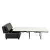 Twin Size Folding Ottoman Sleeper Bed With Mattress Convertible Guest Bed - Black - Image 15