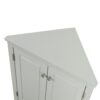 Triangle Bathroom Storage Cabinet With Adjustable Shelves, Freestanding Floor Cabinet For Home Kitchen - Gray - Image 23