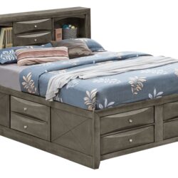 Marilla - King Storage Bed - Gray
