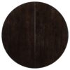 5 Piece Farmhouse Dining Table Set Wood Round Extendable Dining Table And 4 Upholstered Dining Chairs - Espresso - Image 10