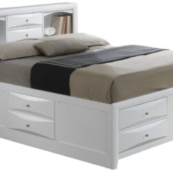 Marilla - Queen Storage Bed - White